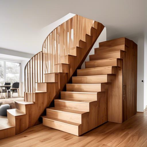 Wie kann ein Treppenbauer die Optik von Holztreppen verbessern?