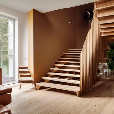 Polnische Mittelholmtreppe: Design und Funktionalität