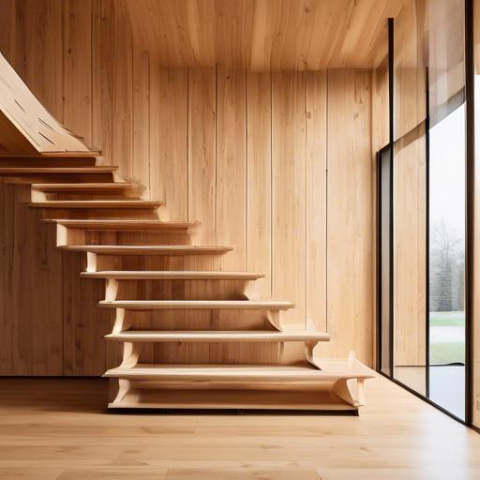 Welche Holzarten sind ideal für polnische Raumspartreppen?