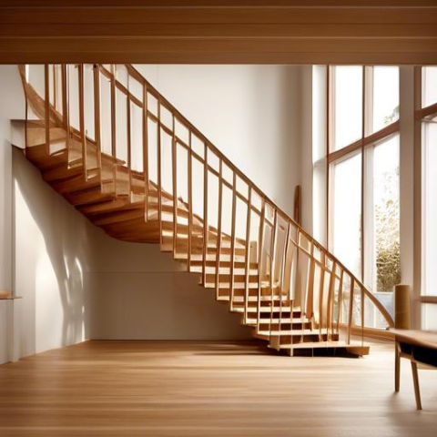 Die Vorteile einer polnischen Raumspartreppe aus Eschenholz